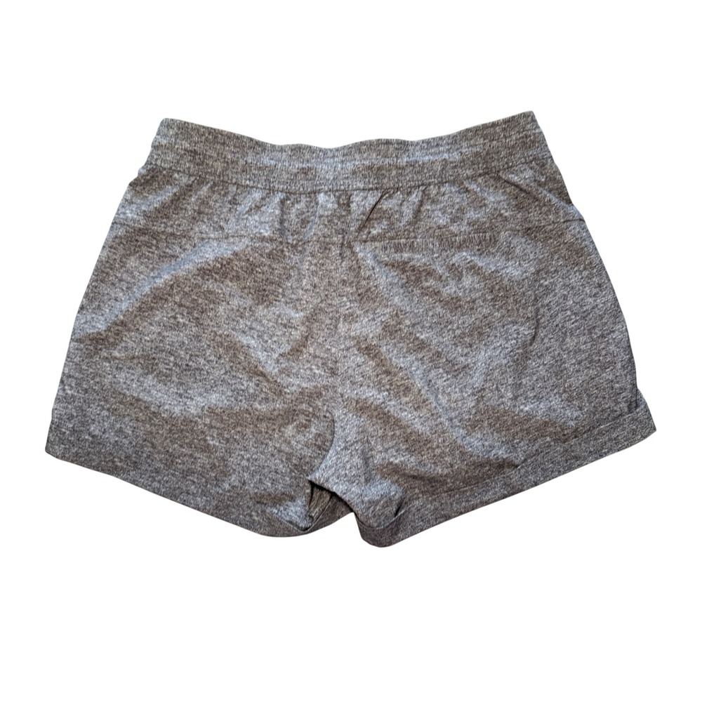 Lululemon On the Fly Short Heathered Gray Luxtreme W7ANHS Size 10 - Picture 3 of 9